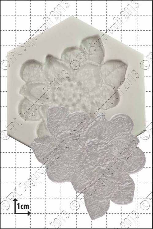 'Floral Lace Mould' Silicone Mould